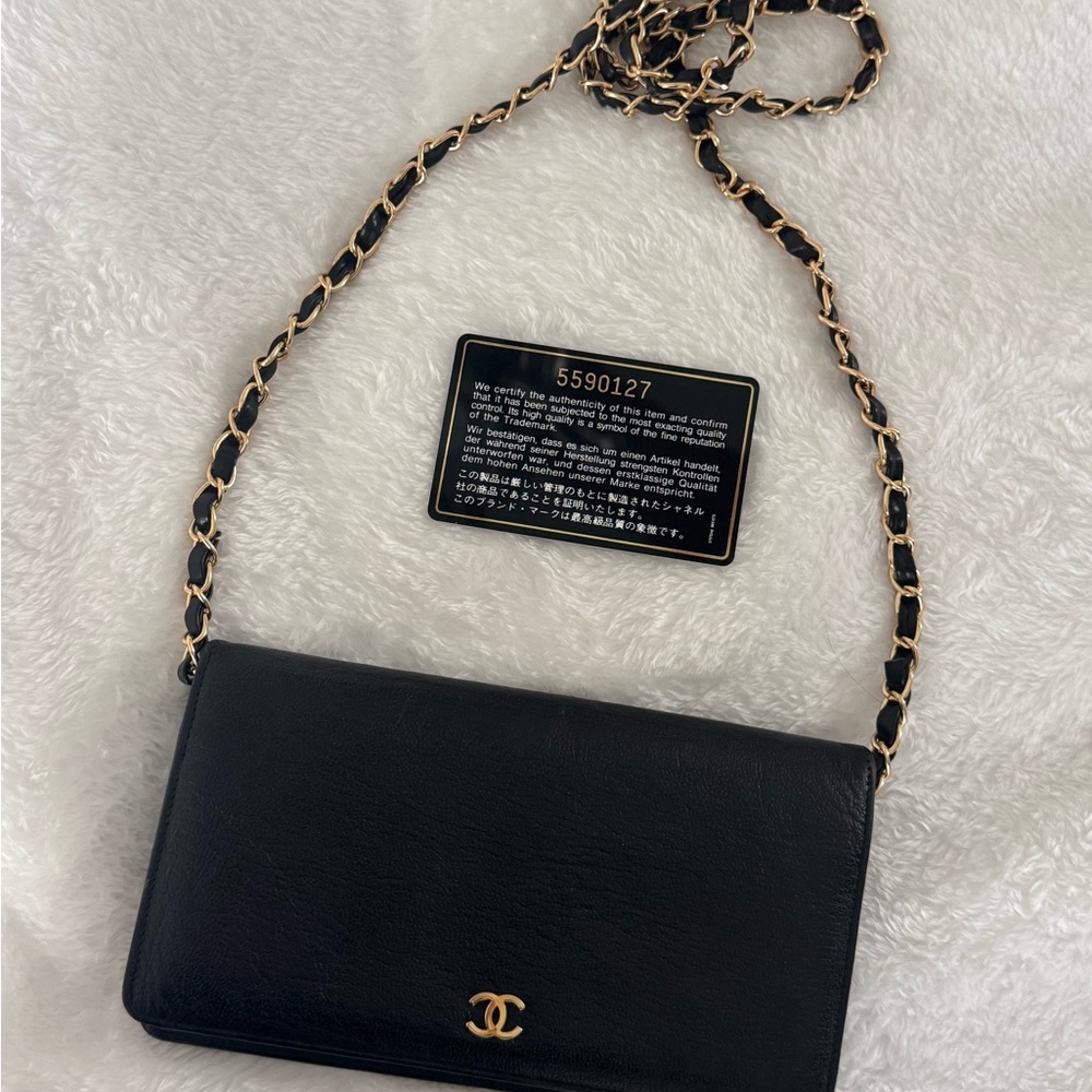 Chanel Black Leather Crossbody Bag - Picture 10 of 10
